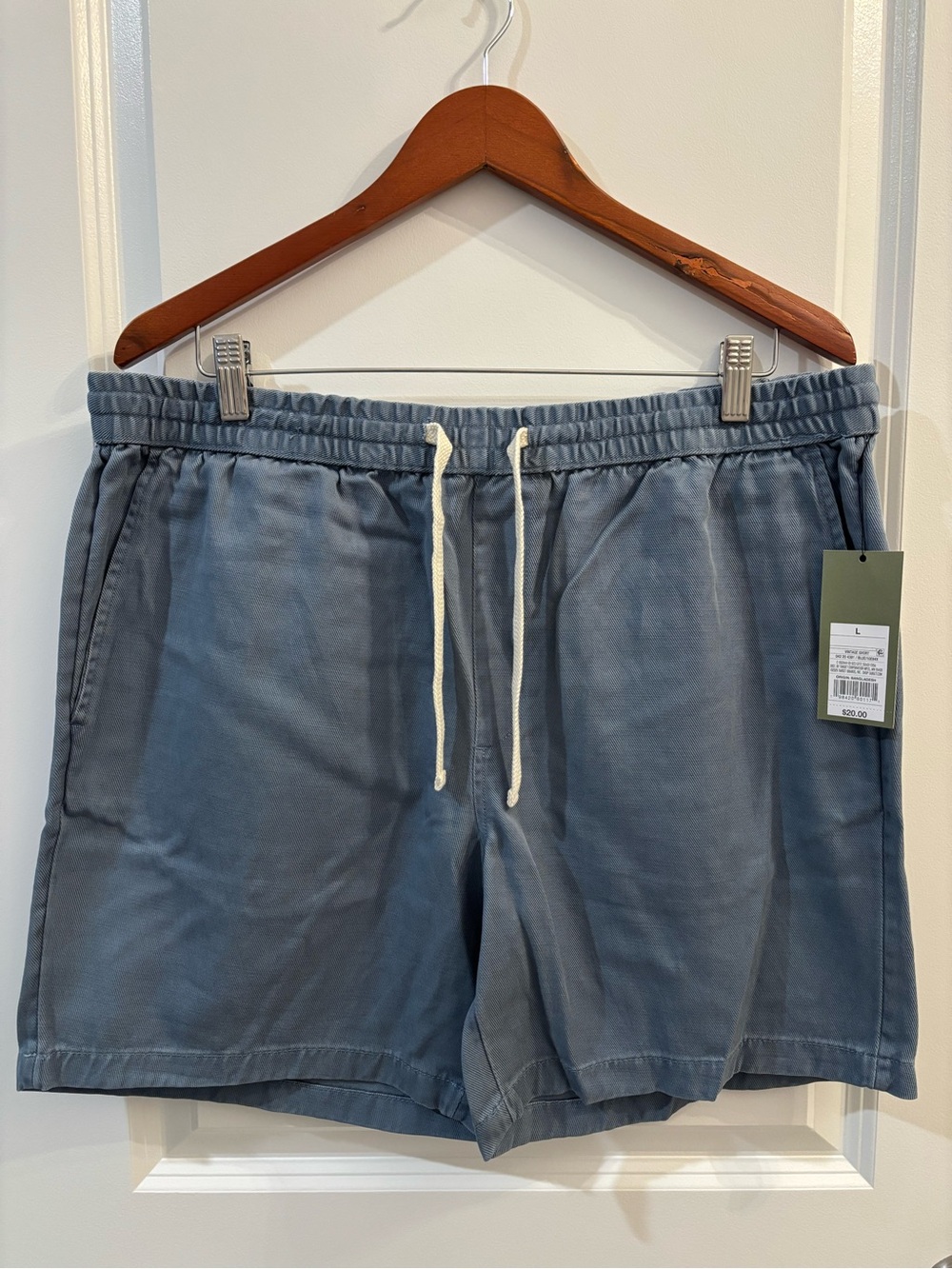 Men’s 7” Blue Pull-On Shorts - Small and Medium - Goodfellow & Co - NWT